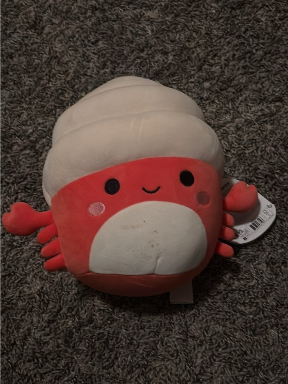 Squishmallows Coral & White Crab Plush